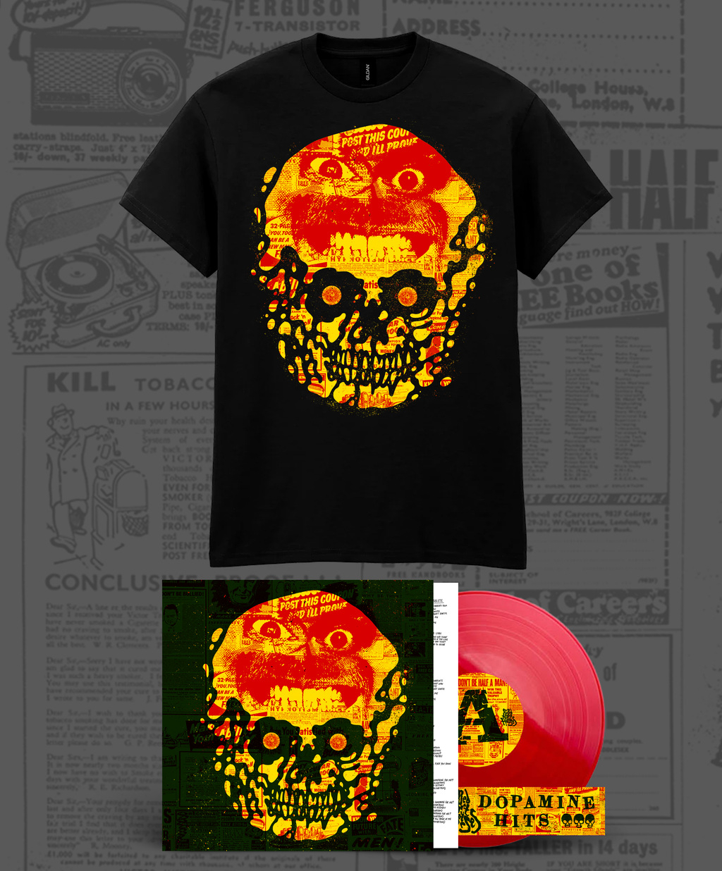 Dopamine Hits LP and T-shirt Bundle